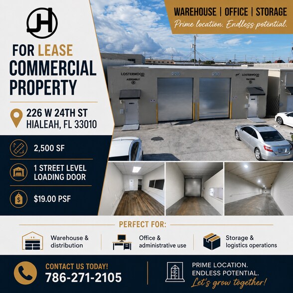 Primary Photo Of 230-226 W 24th St, Hialeah Warehouse For Lease