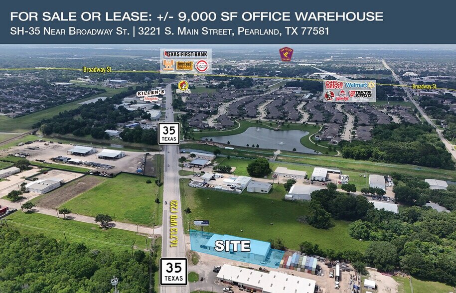 Primary Photo Of 3221 S Main St, Pearland Freestanding For Sale