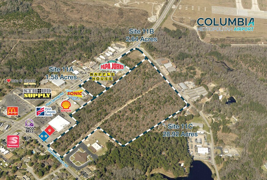 Primary Photo Of Platt Springs Rd and Lake Dogwood Dr, West Columbia Land For Sale