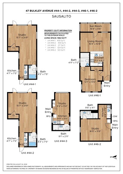 More Photos Of 47 Bulkley Ave, Sausalito Apartments For Sale