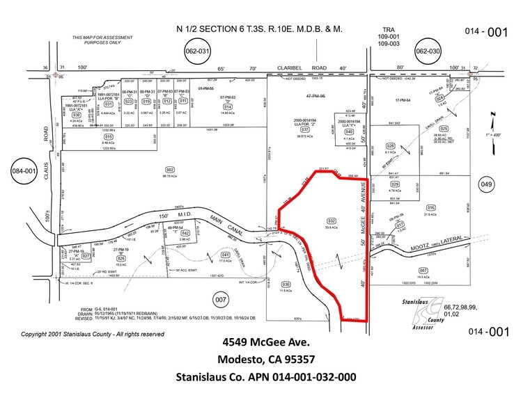 More Photos Of 4543 McGee Ave, Modesto Land For Sale