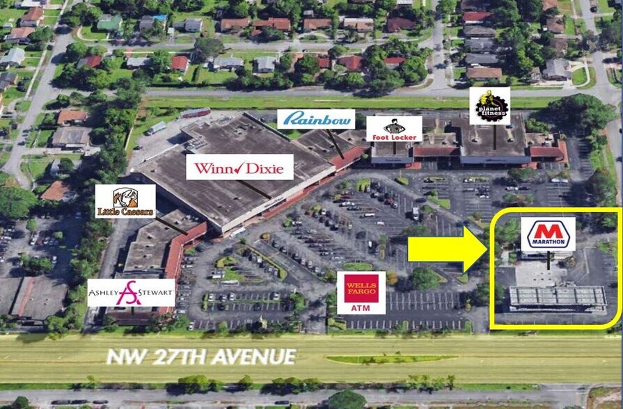 Primary Photo Of 17101 NW 27th Ave, Miami Gardens Service Station For Lease