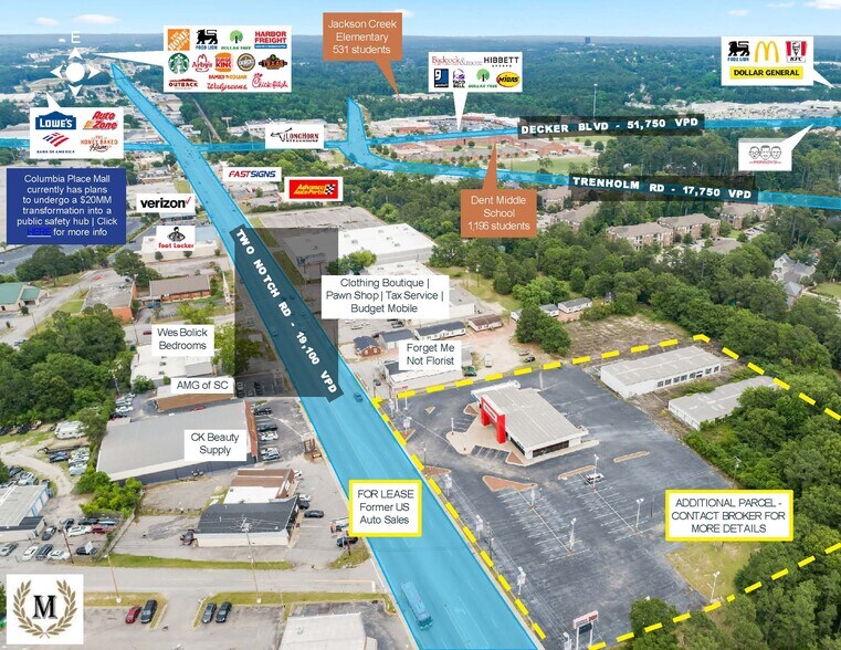 More Photos Of 6826 Two Notch Rd, Columbia Freestanding For Lease