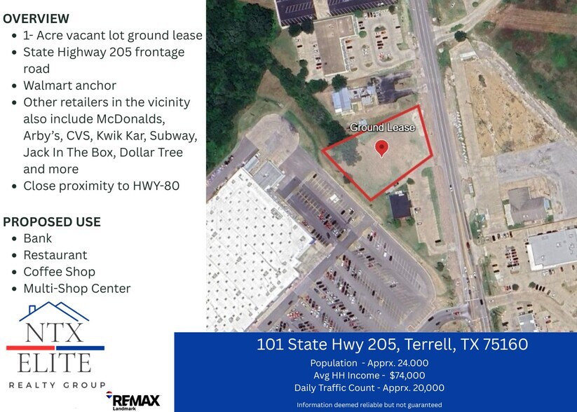 More Photos Of 101 N State Highway 205, Terrell Land For Lease