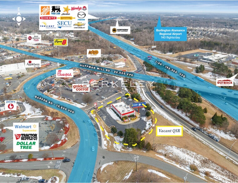 More Photos Of 3120 Garden Rd, Burlington Restaurant For Sale