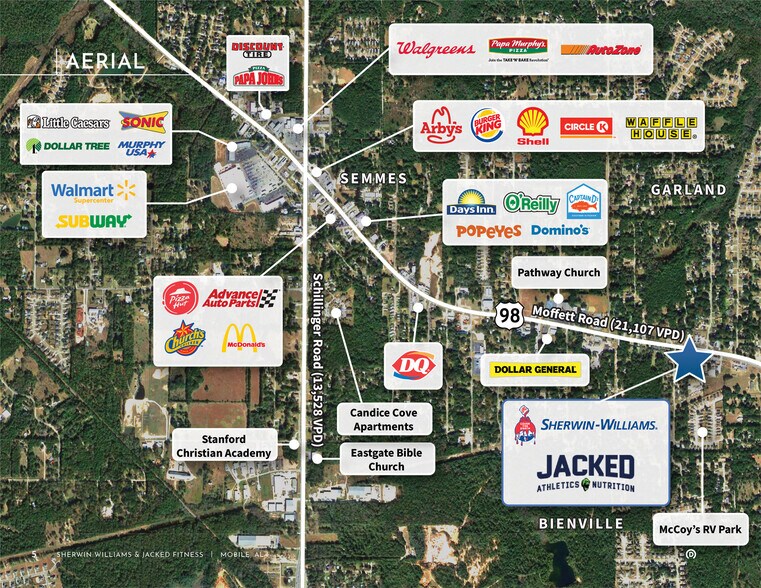 More Photos Of 6901 Moffett Rd, Mobile Showroom For Lease