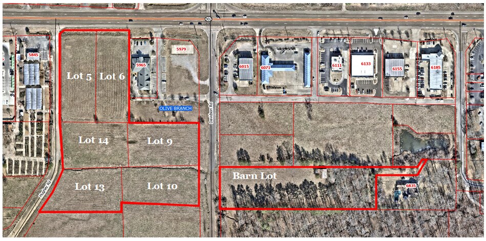 Primary Photo Of Goodman Rd & Davidson Rd, Olive Branch Land For Sale