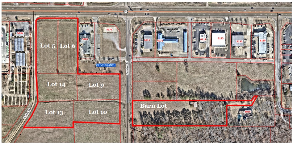 Primary Photo Of Goodman Rd & Davidson Rd, Olive Branch Land For Sale