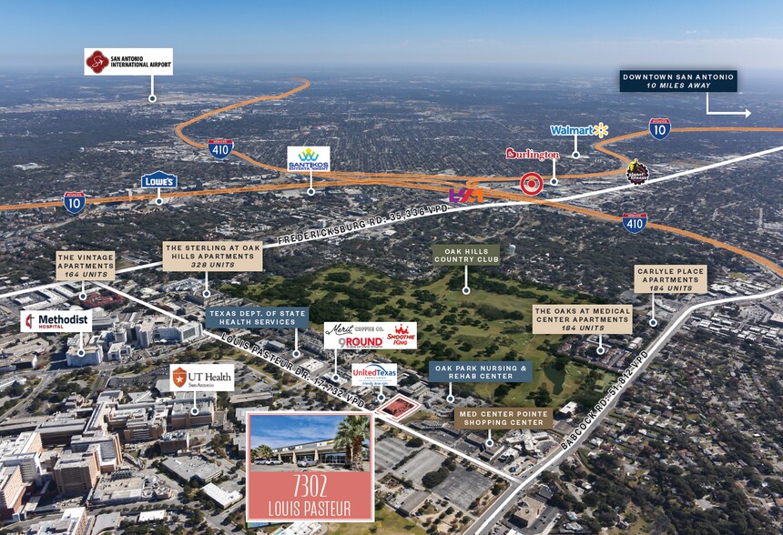 More Photos Of 7302 Louis Pasteur Dr, San Antonio Storefront For Sale