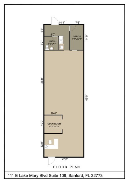 More Photos Of 111 E Lake Mary Blvd, Sanford Storefront For Lease