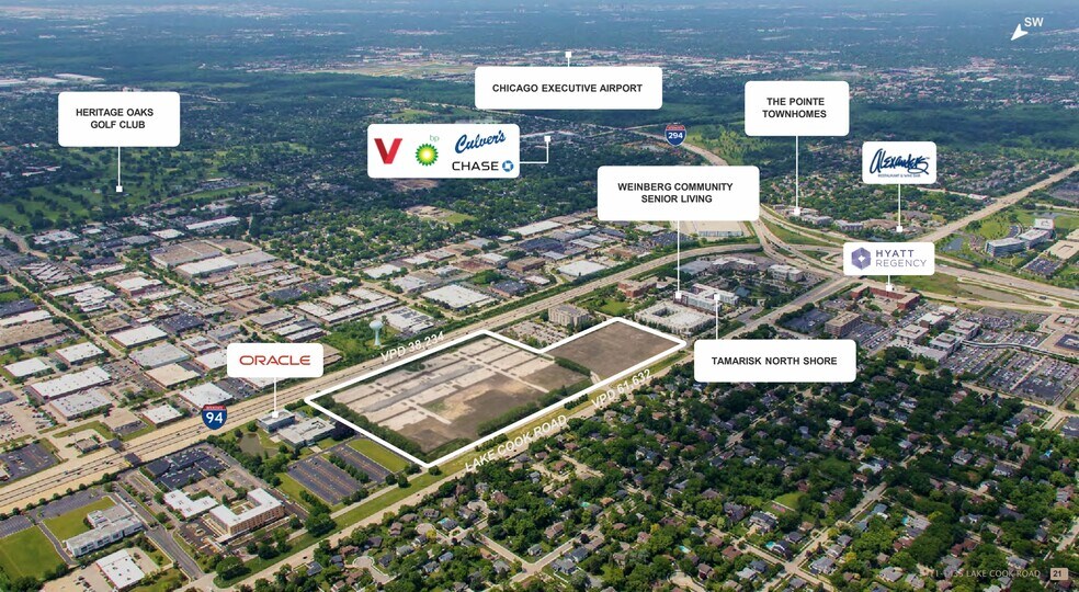 More Photos Of 1411-1435 Lake Cook Rd, Deerfield Land For Lease