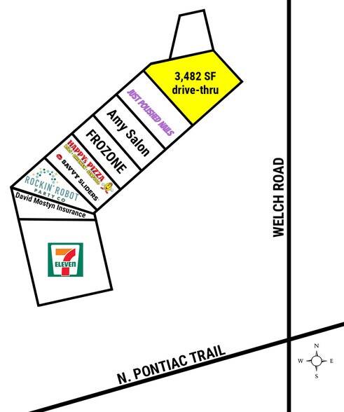 More Photos Of 2141-2181 N Pontiac Trail, Commerce Township Storefront For Lease