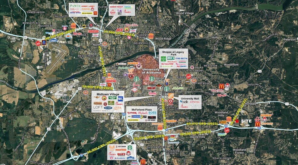 More Photos Of 5011 Skyland Blvd E, Tuscaloosa Freestanding For Lease