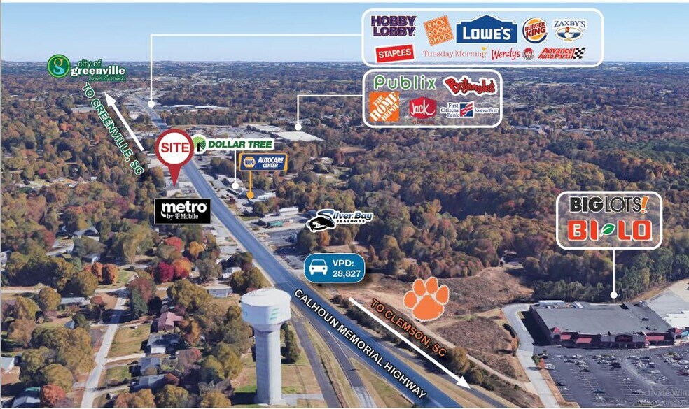 More Photos Of 6932 Calhoun Memorial Hwy, Easley Unknown For Lease