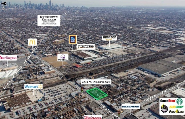 Primary Photo Of 4701-4725 W North Ave, Chicago Land For Lease