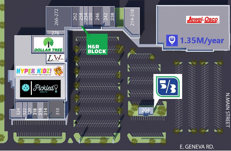 More Photos Of 204-324 E Geneva Rd, Wheaton Unknown For Lease