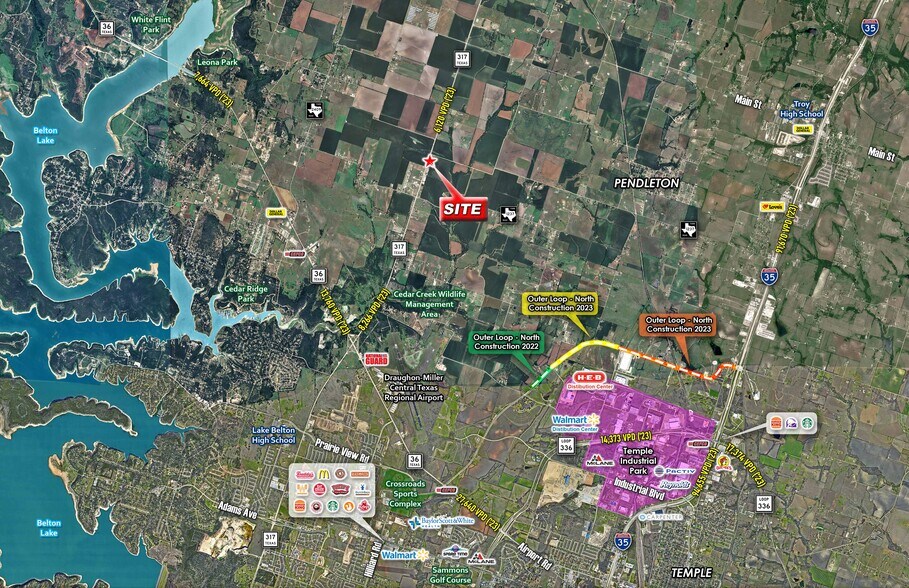 More Photos Of 15806 Texas 317, Moody Land For Lease