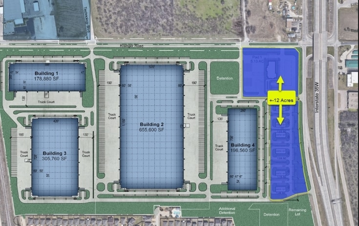 Primary Photo Of N I-35 & Risinger Rd, Fort Worth Land For Sale