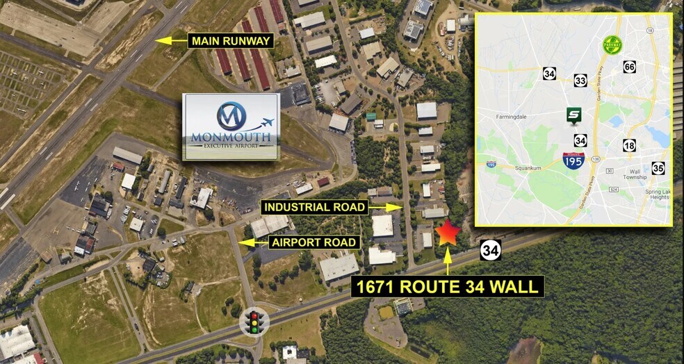 More Photos Of 1671 Route 34, Wall Township Industrial For Sale