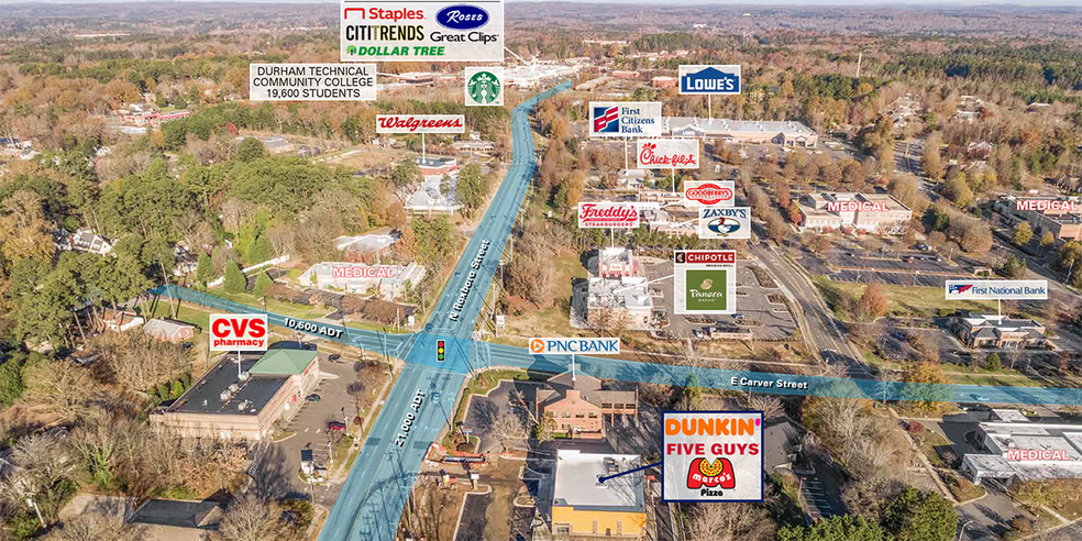 More Photos Of 3718 N Roxboro St, Durham Freestanding For Sale