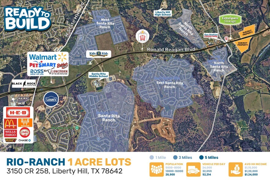 Primary Photo Of 3150 County Road 258, Liberty Hill Land For Lease