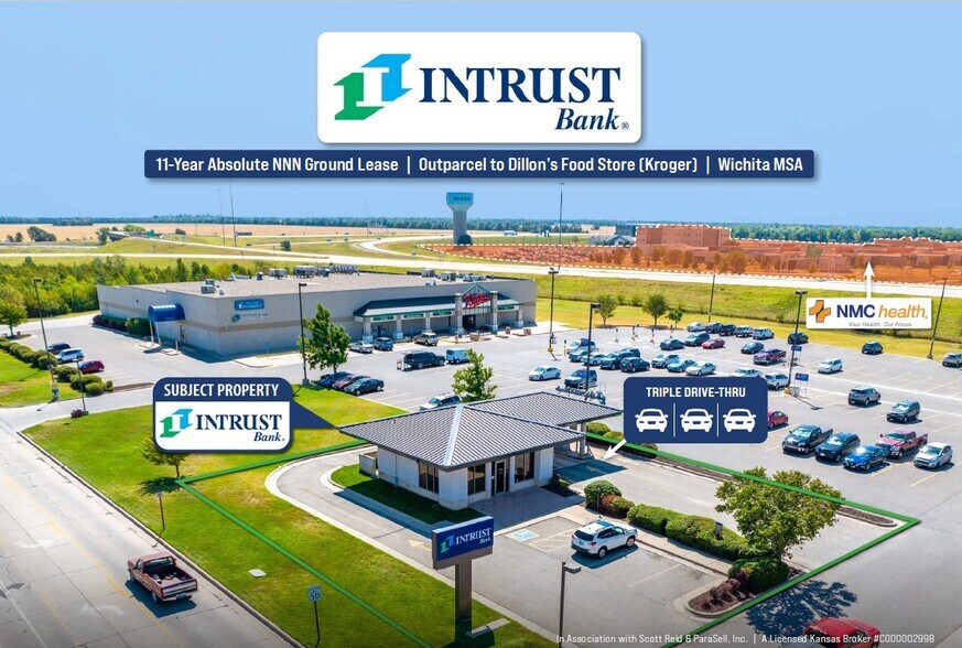 Primary Photo Of 1404 S Kansas Ave, Newton Bank For Sale