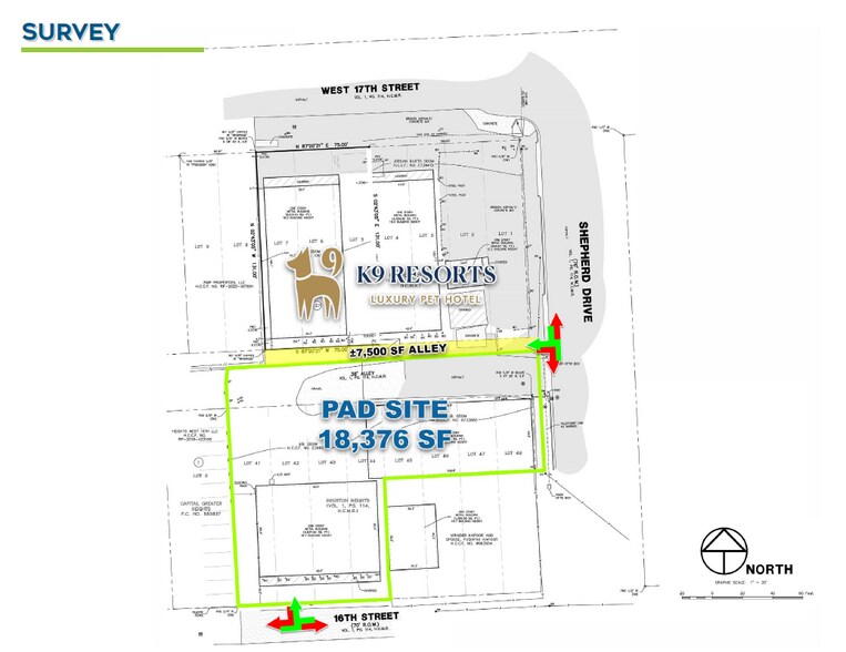 Primary Photo Of 1607 N Shepherd Dr, Houston Land For Sale