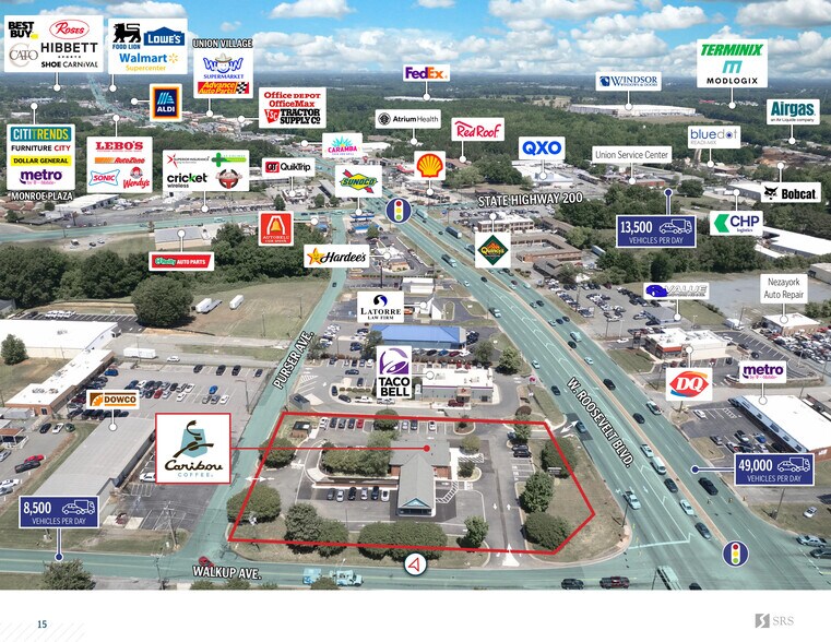 More Photos Of 301 W Roosevelt Blvd, Monroe Freestanding For Sale