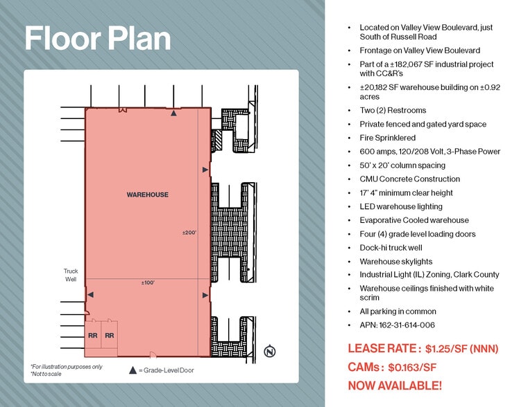 More Photos Of 5979 Valley View Blvd, Las Vegas Warehouse For Lease