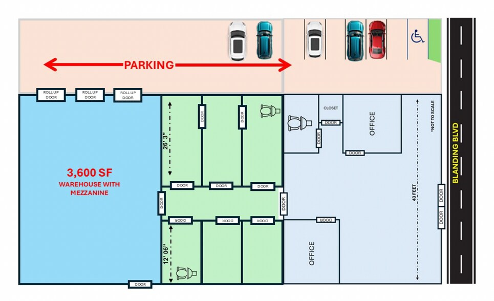 More Photos Of 4680 Blanding Blvd, Jacksonville Auto Dealership For Lease