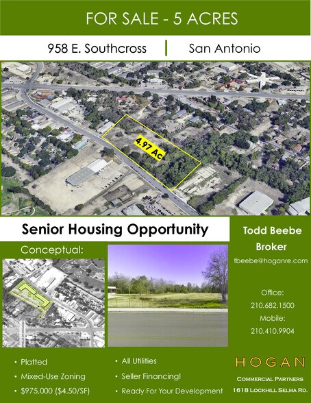 Primary Photo Of 958 Southcross, San Antonio Land For Sale