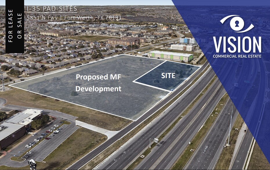 Primary Photo Of 5851 Fwy Fwy, Fort Worth Land For Sale