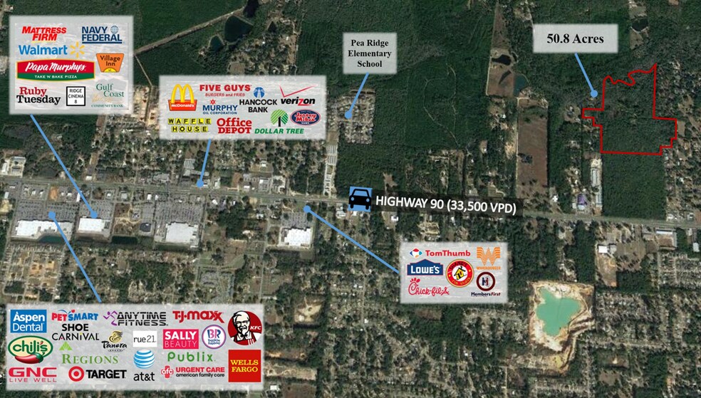 More Photos Of 5658 Highway 90, Milton Land For Sale
