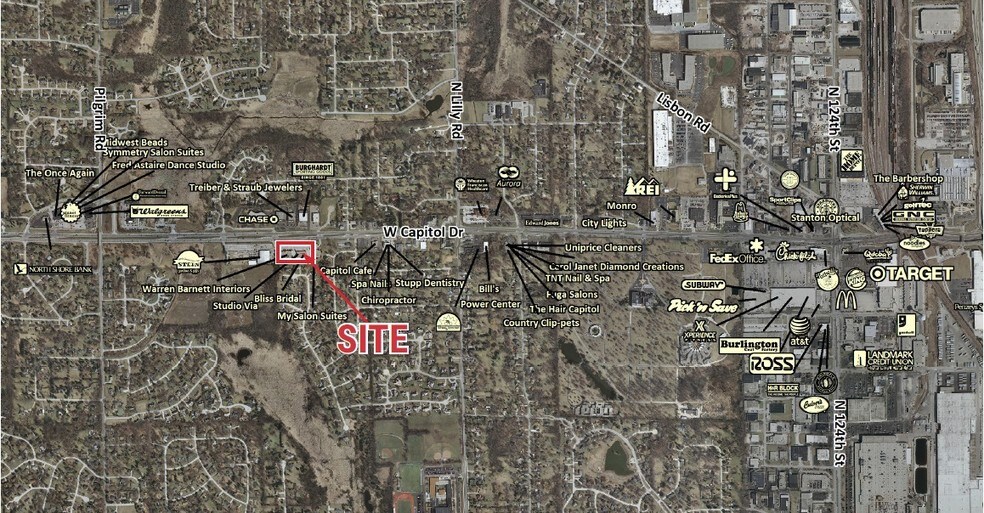 More Photos Of 14625 W Capitol Dr, Brookfield Storefront For Lease