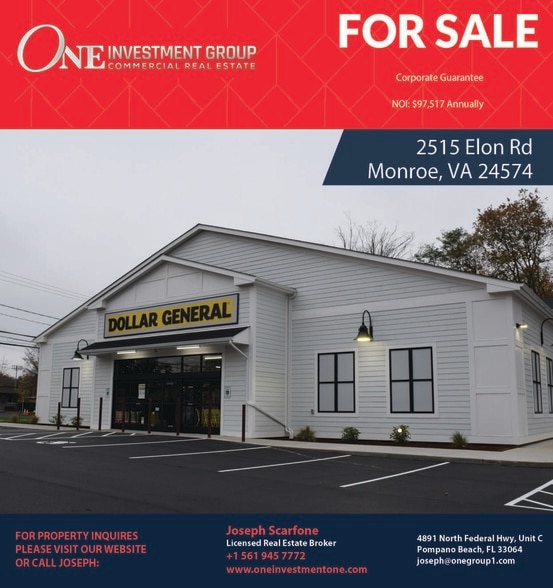 Primary Photo Of 2515 Elon Rd, Monroe Freestanding For Sale