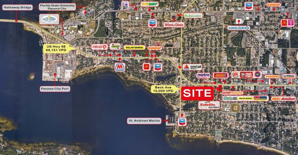 More Photos Of 1415 Frankford Ave, Panama City Freestanding For Sale