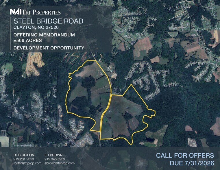 Primary Photo Of 1095 Steel Bridge Rd, Clayton Land For Sale