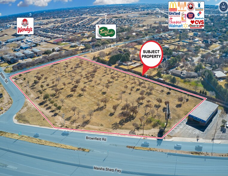 More Photos Of Marsha Sharp Fwy @ 66th St, Lubbock Land For Sale