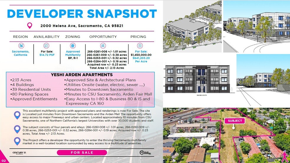 More Photos Of 2000 Helena Ave, Sacramento Land For Sale