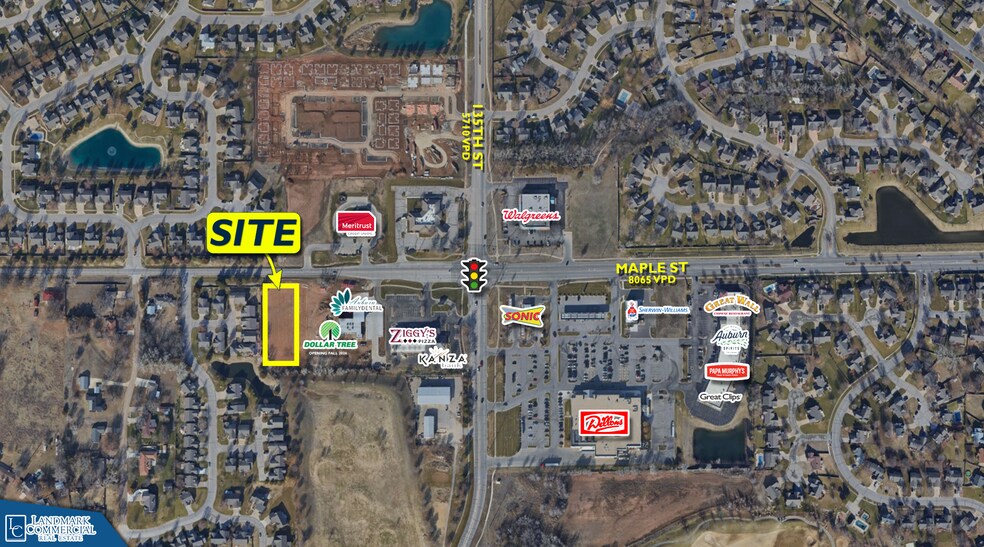 More Photos Of W of SWC Maple & 135th, Wichita Land For Lease