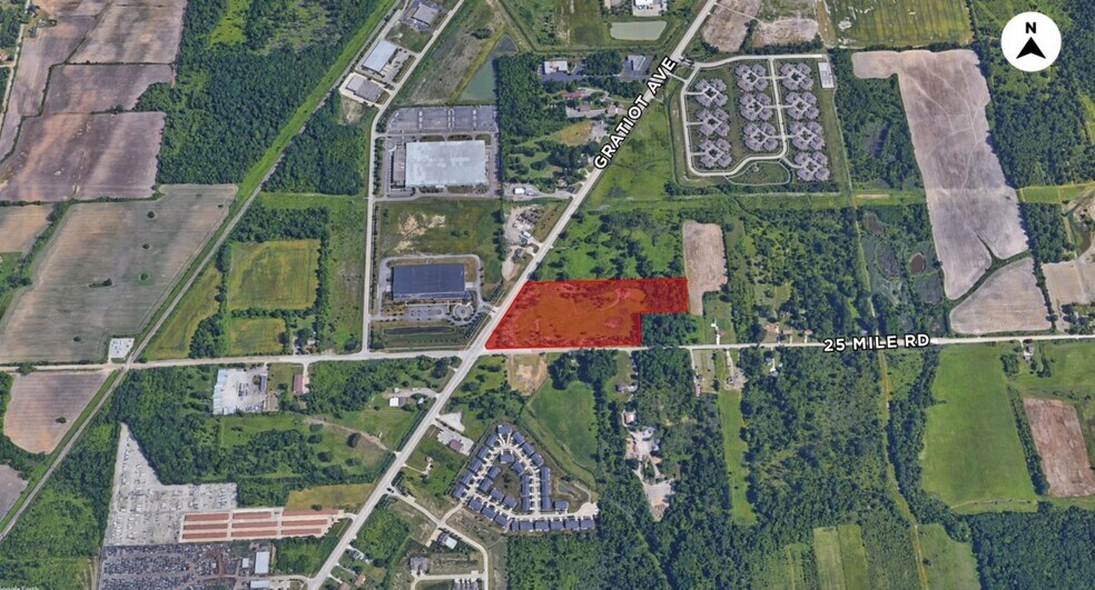 Primary Photo Of Gratiot Ave & 25 Mile Rd, Chesterfield Township Land For Sale