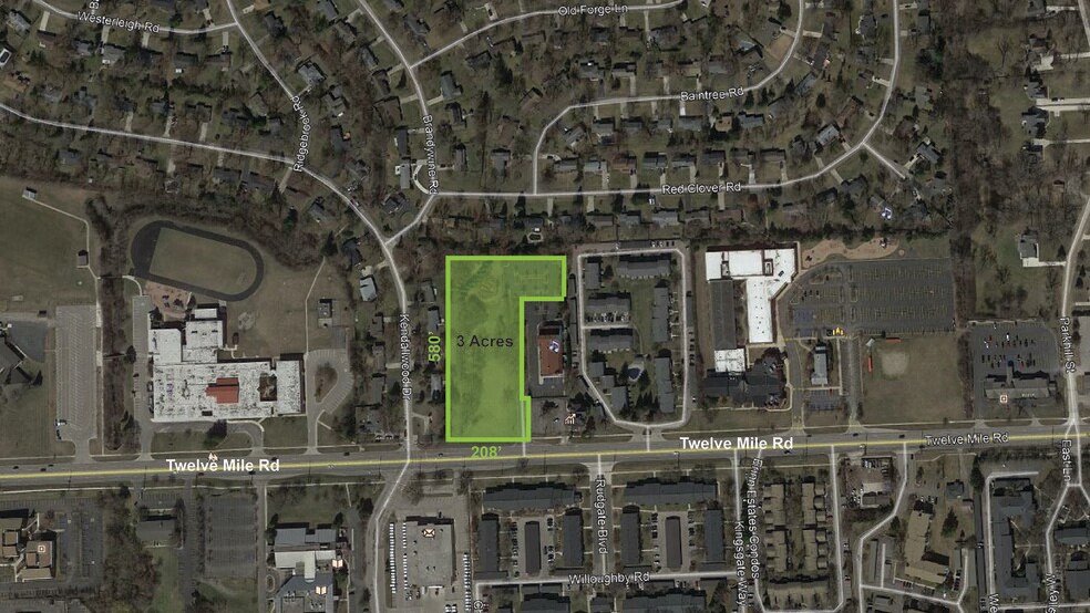 Primary Photo Of Twelve Mile Rd, Farmington Hills Land For Sale