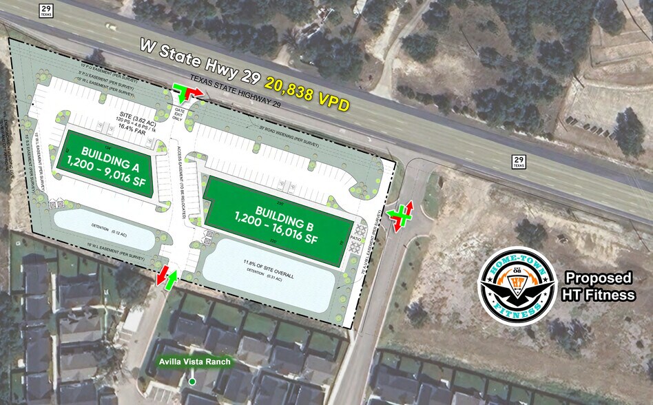 More Photos Of 10085 W State Highway 29, Liberty Hill General Retail For Lease
