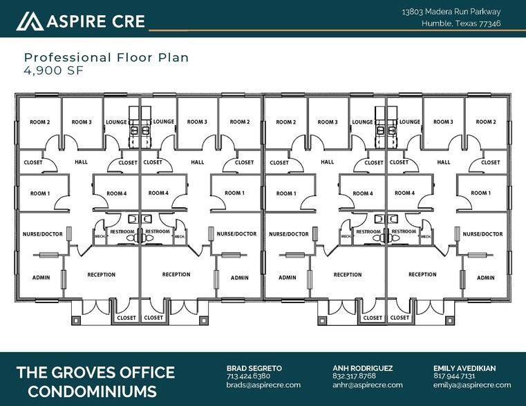 More Photos Of 13803 Madera Run, Humble Office For Sale