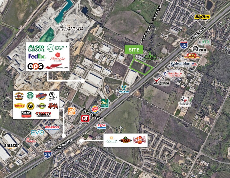 More Photos Of 17900 Interstate 35, Buda Land For Sale