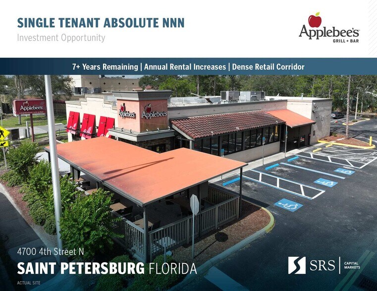 Primary Photo Of 4700 4th St N, Saint Petersburg Restaurant For Sale