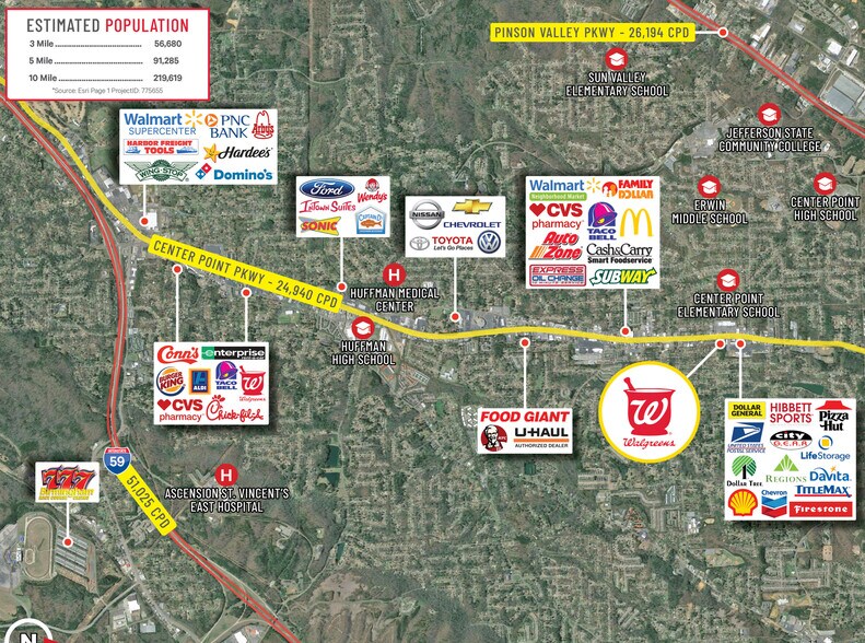 More Photos Of 2301 Center Point Pky, Birmingham Drugstore For Lease