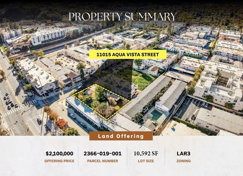 More Photos Of 11015 Aqua Vista St, Studio City Land For Sale