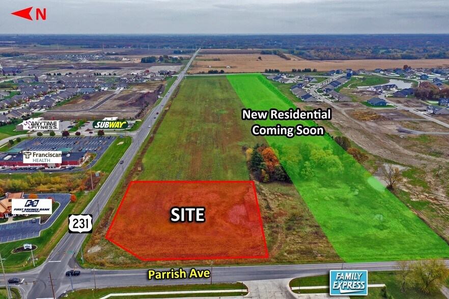 Primary Photo Of 10927 Parrish Ave, Cedar Lake Fast Food For Lease