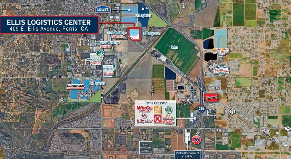 More Photos Of 409 E Ellis Ave, Perris Distribution For Lease